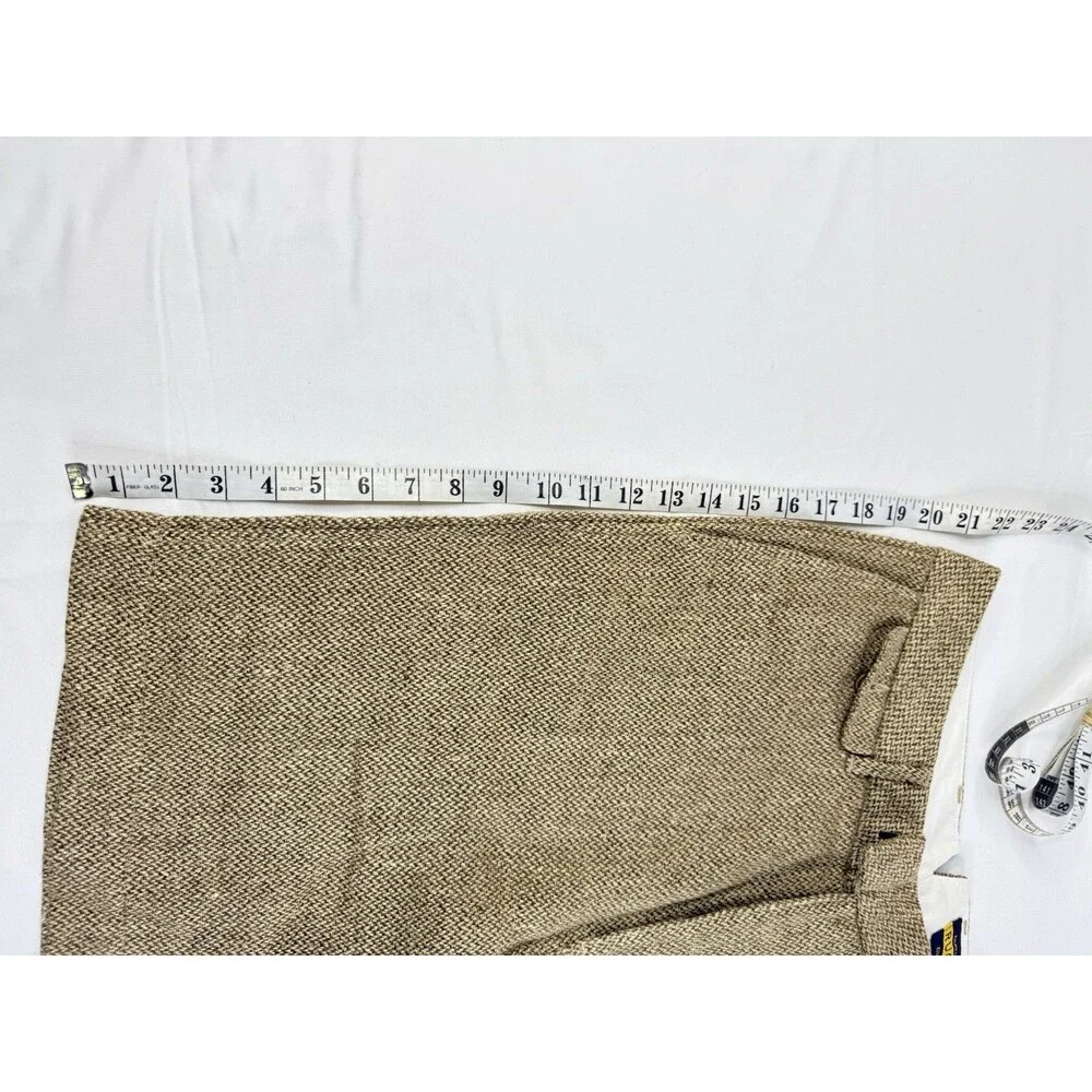 RARE Rugby Ralph Lauren Shorts Tweed Button Zip 32 NEW SAMPLE WITH TAG